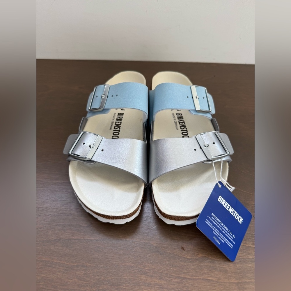 NWT Birkenstock Arizona Split Birko-Flor Sandals •39 - Picture 8 of 12
